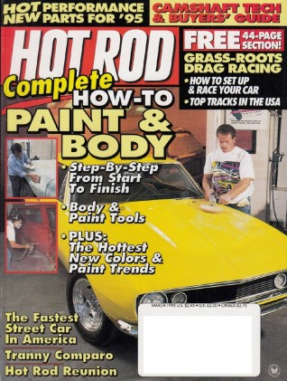 HOT ROD 1995 MAR - PAINT/BODY, '64 DODGE LIGHTWEIGHT